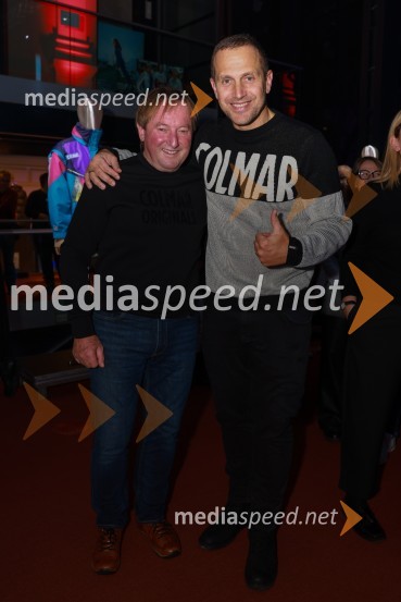  Bojan Križaj, nekdanji smučar;  Jure Košir, nekdanji smučar100-letnica blagovne znamke Colmar