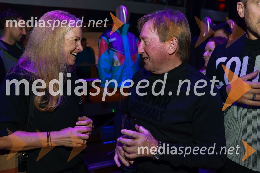  Špela Pretnar, nekdanja smučarka in predstavnica za odnose z javnostmi, Smučarska zveza Slovenije ;  Bojan Križaj, nekdanji smučar100-letnica blagovne znamke Colmar