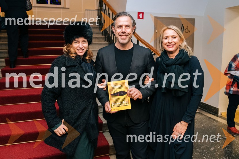  Barbara Medvešček, igralka;  Danijel Malalan, igralec;  Tatjana Doma, dramaturginja SLG CeljeParadiž, premiera v SLG Celje
