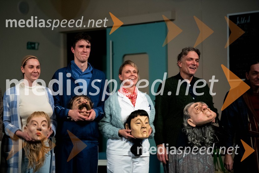  Maša Grošelj, igralka;  Urban Kuntarič, igralec;  Manca  Ogorevc, igralka;  Rastko Krošl, igralecParadiž, premiera v SLG Celje