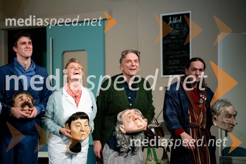  Urban Kuntarič, igralec;  Manca  Ogorevc, igralka;  Rastko Krošl, igralec;  David Čeh, igralecParadiž, premiera v SLG Celje