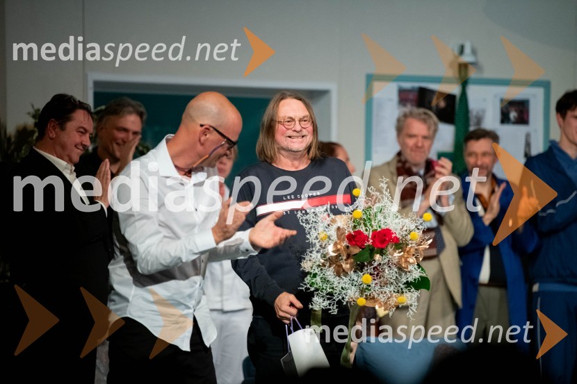  Miha Golob, upravnik in umetniški vodja, SLG Celje;  Bojan Umek, igralecParadiž, premiera v SLG Celje