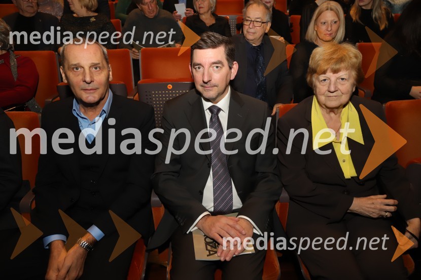  Danilo Rošker, direktor SNG Maribor; dr. Aleš Musar, lastnik Ruske dače;  Marjeta MusarPlaninska roža, premiera opere v SNG Maribor
