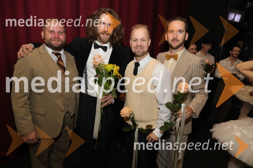  Marko Škofič, igralec, pevec;  Jernej Luketič, pevec, igralec;  Martin Sušnik, operni solist;  Mihael Mikluš, operni pevecPlaninska roža, premiera opere v SNG Maribor