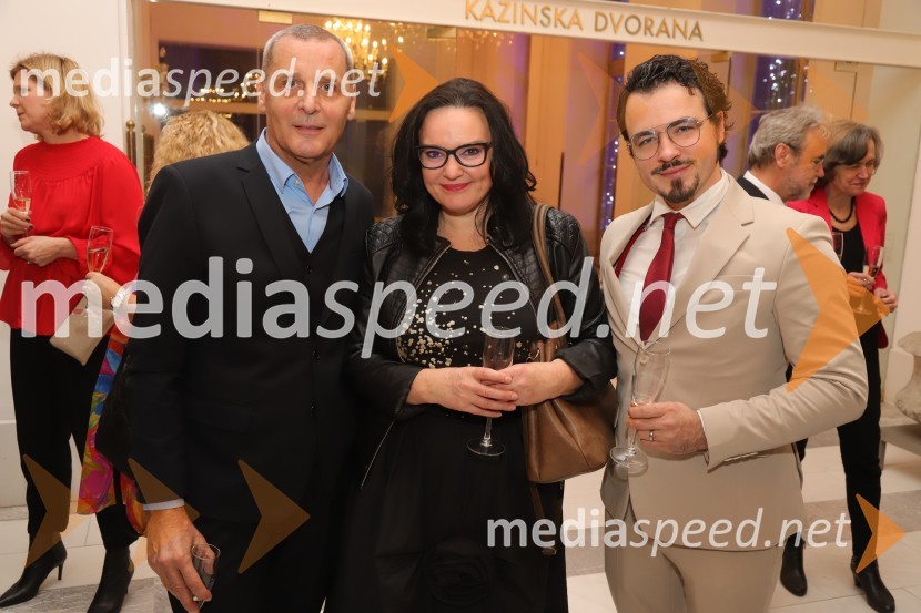  Danilo Rošker, direktor SNG Maribor;  Alenka Gotar, operna pevka;  Anže Šuštar, glasbenikPlaninska roža, premiera opere v SNG Maribor