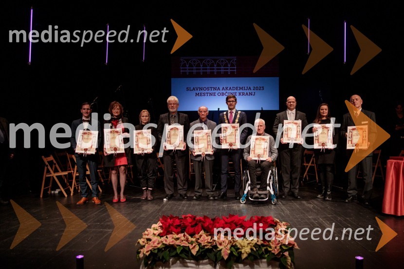  Jan Polanc, kolesar;  Mirjana Česen, VDC;  Maša Grij;  Matjaž Bogataj;  Matevž Oman;  Matjaž Rakovec, župan Mestne občine Kranj;  Peter Robnik, predsednik Društva paraplegikov Gorenjska;  Tomaž Kukovič, dirigent;  Živa Slavec, vodja Turističnega društva Besnica;  Vladislav Eržen Občinski praznik v Kranju tradicionalno pospremila slavnostna akademija