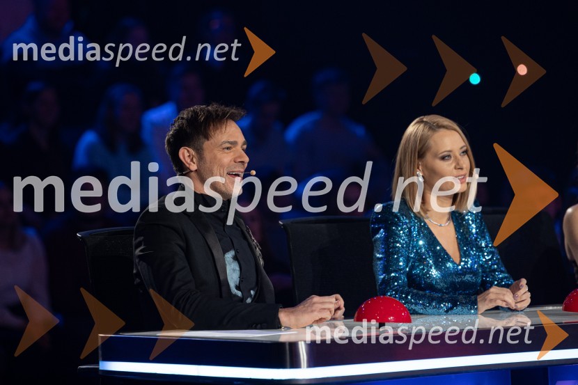  Lado Bizovičar, igralec;  Marjetka Vovk, pevka, duo MaraayaSlovenija ima talent 2023, peta polfinalna oddaja