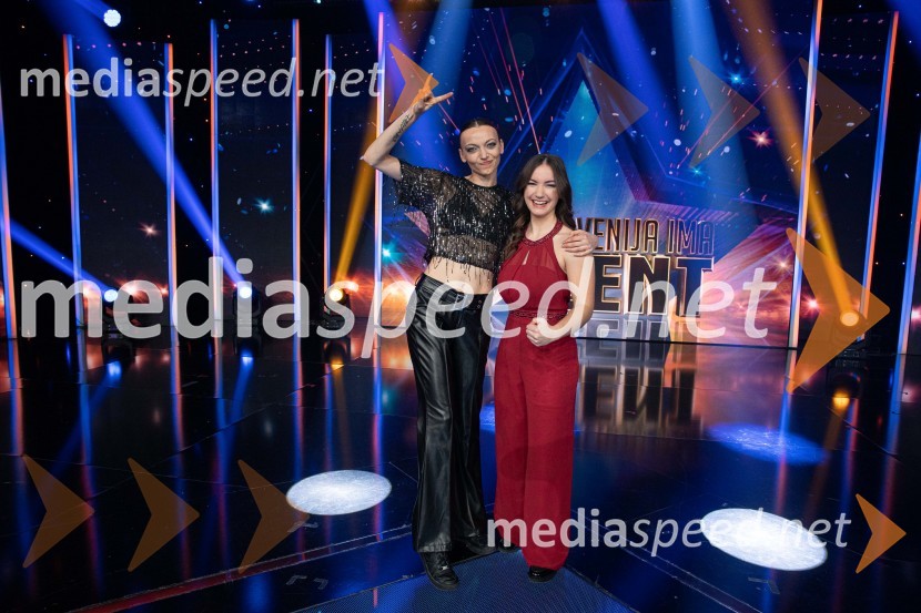  Tatjana Gajanović, plesalka;  Špela Šemrl, harmonikaricaSlovenija ima talent 2023, peta polfinalna oddaja