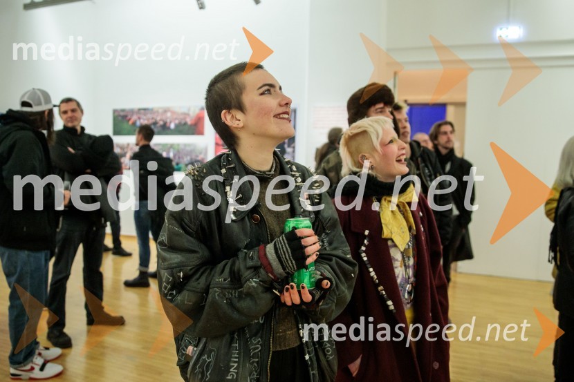 Odprtje razstave Slovenski punk in fotografija, Cankarjev dom