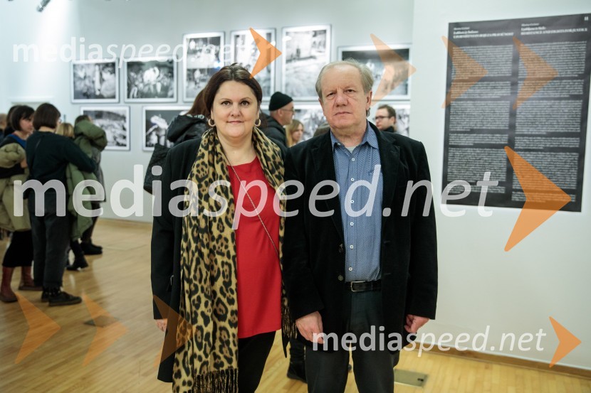  Uršula Cetinski, generalna direktorica, Cankarjev dom; dr. Tomislav Vignjević, višji znanstveni sodelavec, ZRS KoperOdprtje razstave Slovenski punk in fotografija, Cankarjev dom