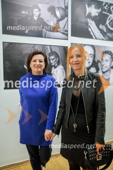  Zemira Pečovnik Alajbegović, novinarka;  Zvezdana Lazar, Cankarjev domOdprtje razstave Slovenski punk in fotografija, Cankarjev dom