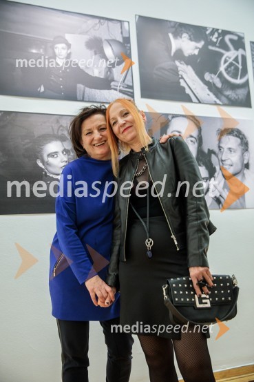  Zemira Pečovnik Alajbegović, novinarka;  Zvezdana Lazar, Cankarjev domOdprtje razstave Slovenski punk in fotografija, Cankarjev dom