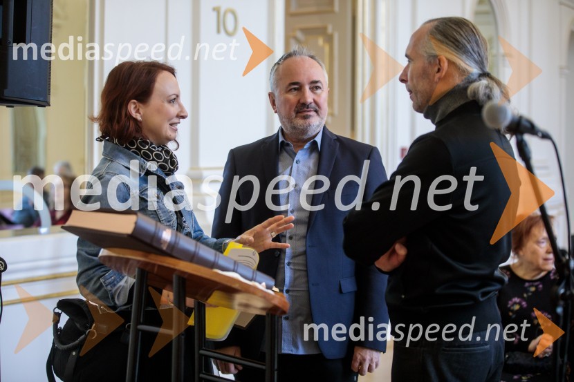  Nina Žitko Pucer, urednica, Cankarjeva založba;  Bojan Kuhar, pomočnik direktorice, Narodna galerija;  ... Predstavitev monografije Mojstri slovenskega impresionizma