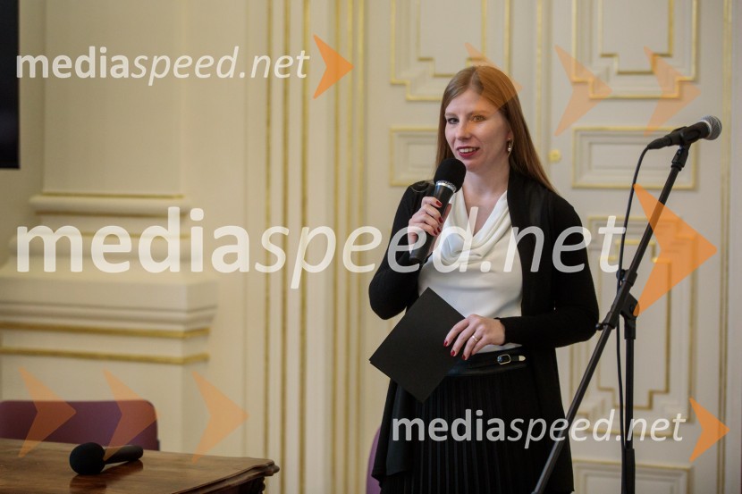  Ana Zupan, služba za odnose z avtorji in javnostmi, Mladinska knjigaPredstavitev monografije Mojstri slovenskega impresionizma