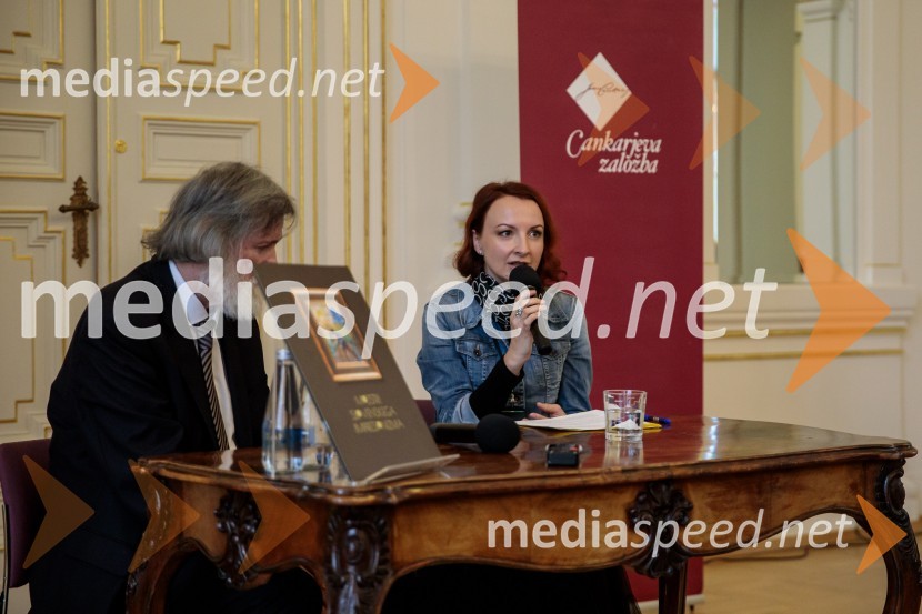 prof. dr. Milček Komelj, SAZU;  Nina Žitko Pucer, urednica, Cankarjeva založbaPredstavitev monografije Mojstri slovenskega impresionizma