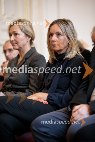 dr. Barbara Jaki, direktorica Narodne galerije Ljubljana, muzejska svetnica;  Simona Mele, predsednica uprave Mladinska knjigaPredstavitev monografije Mojstri slovenskega impresionizma