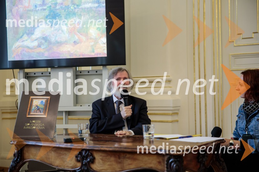 prof. dr. Milček Komelj, SAZU;  Nina Žitko Pucer, urednica, Cankarjeva založbaPredstavitev monografije Mojstri slovenskega impresionizma