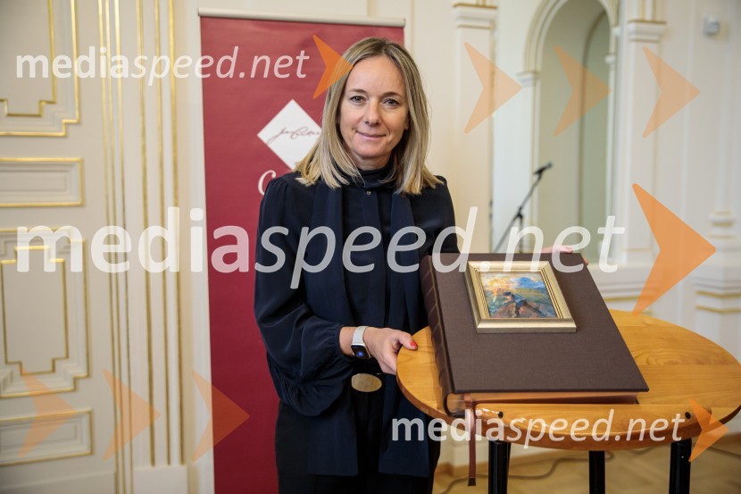  Simona Mele, predsednica uprave Mladinska knjigaPredstavitev monografije Mojstri slovenskega impresionizma