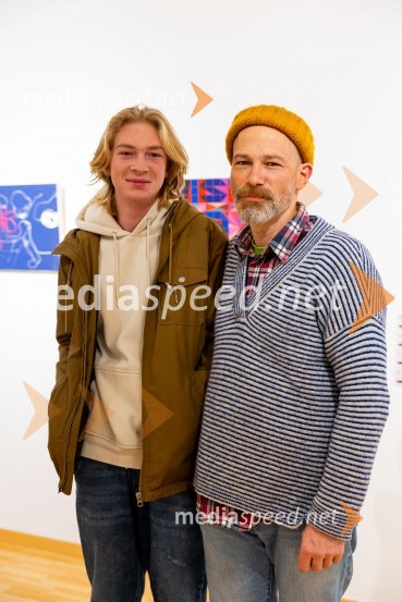  ... ;  Miha Perne, slikarOdprtje razstave: Beli sladoled - Polnoletna, Generali Galerija