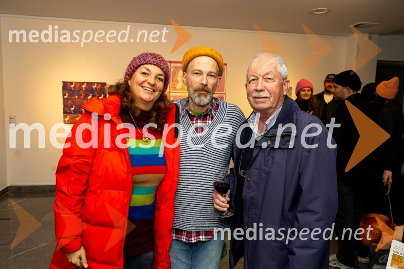  ... ;  Miha Perne, slikar;  ... Odprtje razstave: Beli sladoled - Polnoletna, Generali Galerija