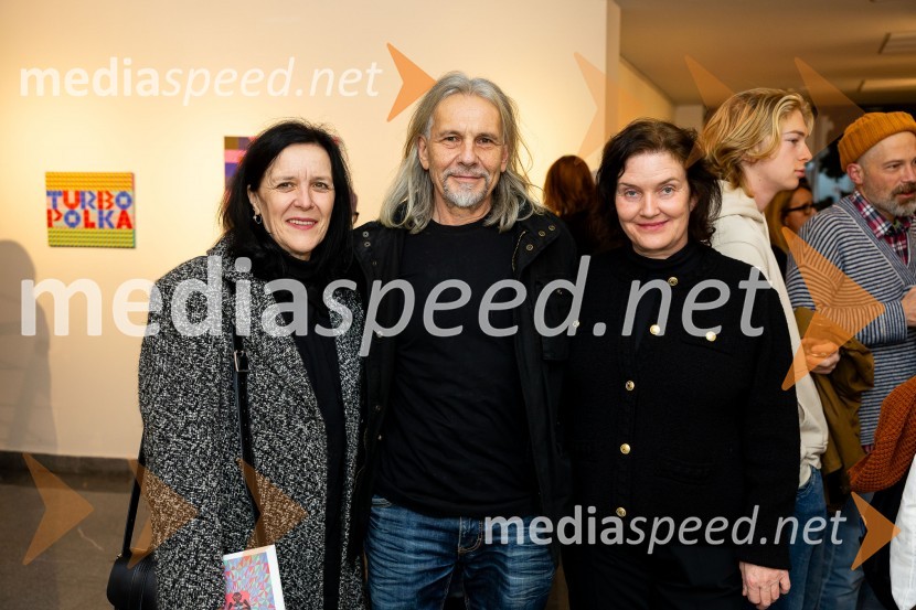  Bojana Žohar;  Jurij  Kalan, slikar;  Petra  Bizilj Silva, kustosinja Generali galerijeOdprtje razstave: Beli sladoled - Polnoletna, Generali Galerija