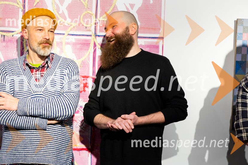  Miha Perne, slikar;  Adrijan Praznik, slikar in kuratorOdprtje razstave: Beli sladoled - Polnoletna, Generali Galerija