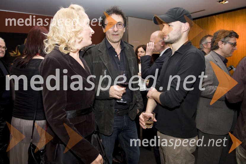 Tanja Ribič, igralka, Branko Đurić - Đuro, režiser in igralec in Jaka Lah, igralecOsli, premiera v MGL