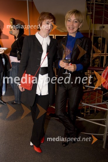 Maja Cerar, lektorica v MGL in Branka Lepšina, MGLOsli, premiera v MGL