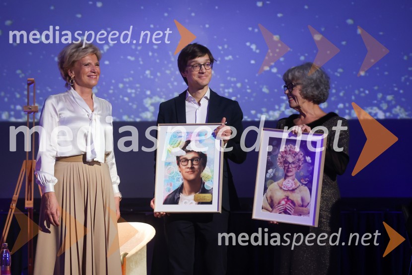  Aleša Mižigoj, direktorica Medex, d. o. o.;  Jure Leskovec, računalničar, podjetnik, profesor na računalničar, podjetnik, profesor na Univerzi Stanford;  Anita Ogulin, Zveza prijateljev mladineAmCham Poslovna liderka in Poslovni lider leta 2024 sta Anita Ogulin in dr. Jure Leskovec