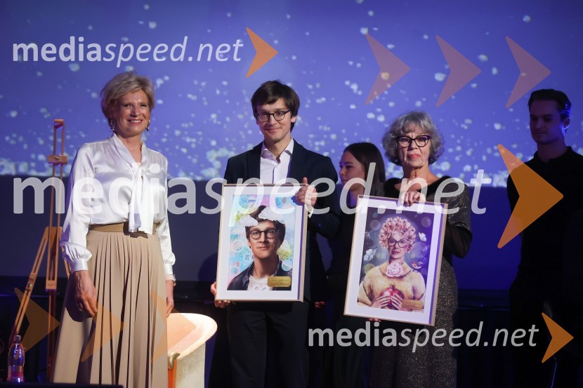  Aleša Mižigoj, direktorica Medex, d. o. o.;  Jure Leskovec, računalničar, podjetnik, profesor na računalničar, podjetnik, profesor na Univerzi Stanford;  Anita Ogulin, Zveza prijateljev mladineAmCham Poslovna liderka in Poslovni lider leta 2024 sta Anita Ogulin in dr. Jure Leskovec