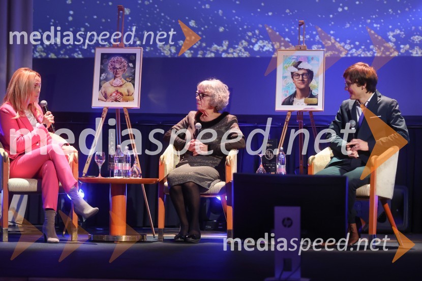  Ajša Vodnik, izvršna direktorica AmCham (Ameriška gospodarska zbornica);  Anita Ogulin, Zveza prijateljev mladine;  Jure Leskovec, računalničar, podjetnik, profesor na računalničar, podjetnik, profesor na Univerzi StanfordAmCham Poslovna liderka in Poslovni lider leta 2024 sta Anita Ogulin in dr. Jure Leskovec