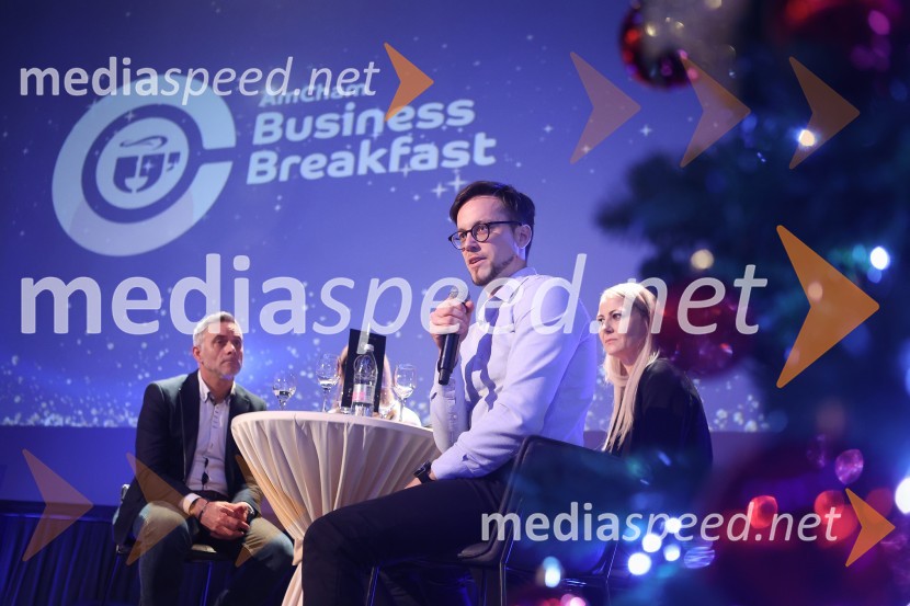   Irenej Jerič, LekAmCham Poslovna liderka in Poslovni lider leta 2024 sta Anita Ogulin in dr. Jure Leskovec