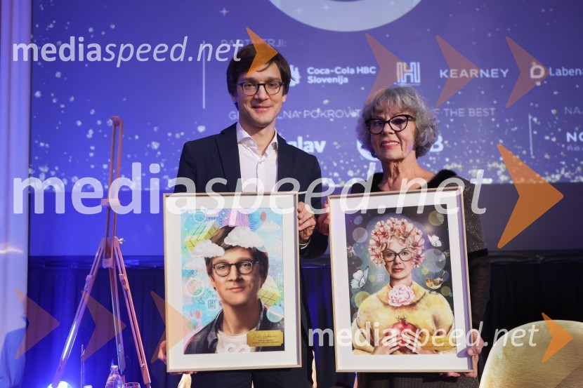  Jure Leskovec, računalničar, podjetnik, profesor na računalničar, podjetnik, profesor na Univerzi Stanford;  Anita Ogulin, Zveza prijateljev mladineAmCham Poslovna liderka in Poslovni lider leta 2024 sta Anita Ogulin in dr. Jure Leskovec