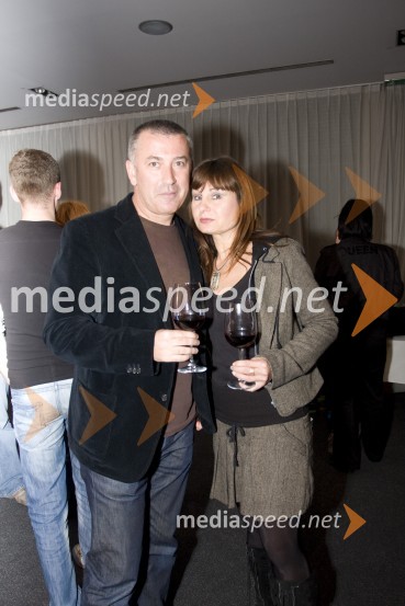 Ivica Buljan, režiser in Violeta Tomič, voditeljicaOsli, premiera v MGL
