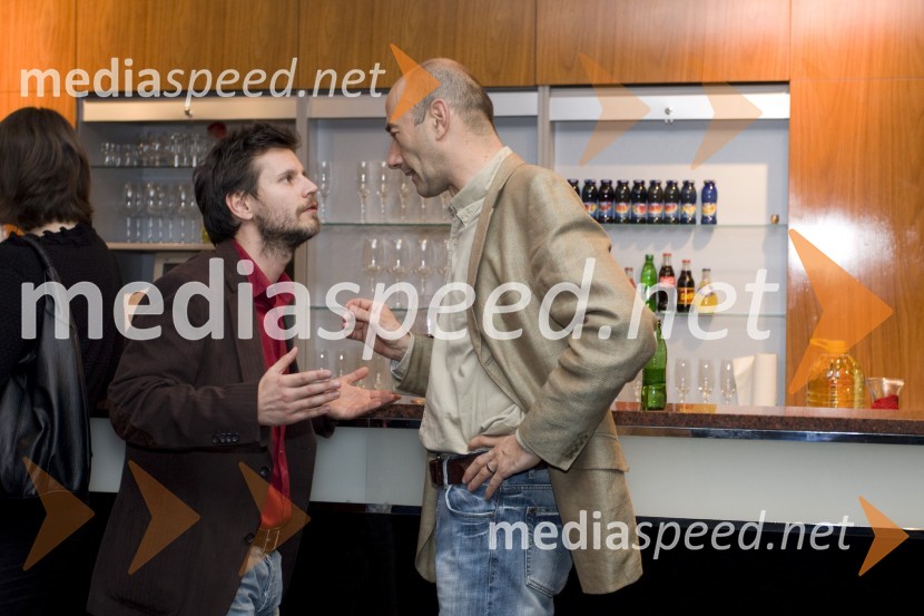 Aljoša Ternovšek in Boris Ostan, igralcaOsli, premiera v MGL