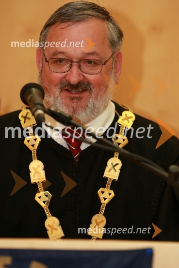Prof. dr. Igor Tičar, dekan Fakultete za elektrotehniko, računalništvo in informatiko Univerze v MariboruUniverza v Mariboru: Promocija doktorjev znanosti, april 2009