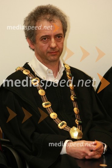 Prof. dr. Peter Kokol, dekan Fakultete za zdravstvene vede Univerze v MariboruUniverza v Mariboru: Promocija doktorjev znanosti, april 2009