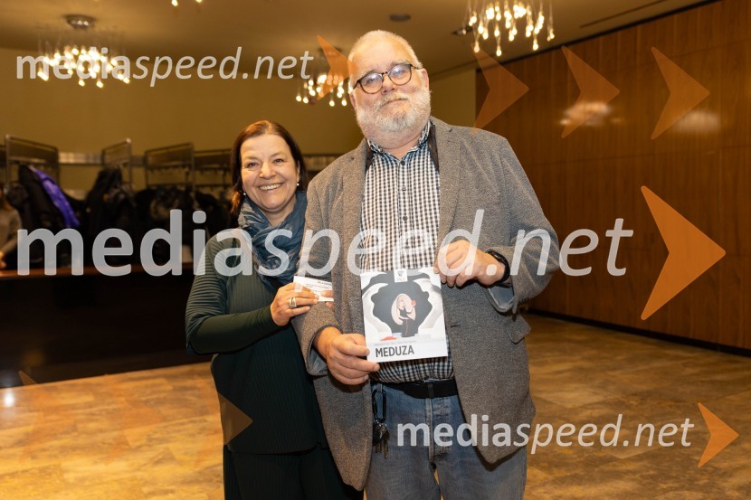dr. Branka Jurišič, specialna pedagoginja, vodja in soustanoviteljica Izobraževalnega centra Pika (IC PIKA);  Goro Osojnik, igralecMeduza, premiera monodrame v MGL