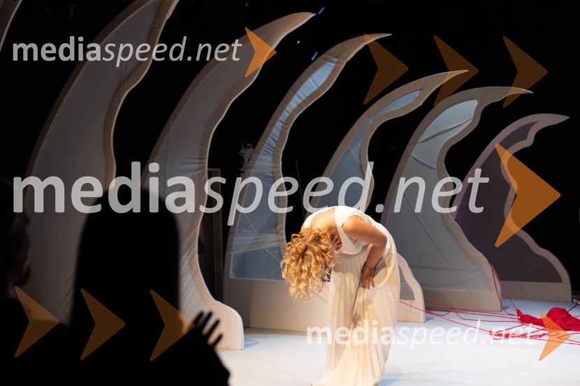  Karin Komljanec, igralkaMeduza, premiera monodrame v MGL