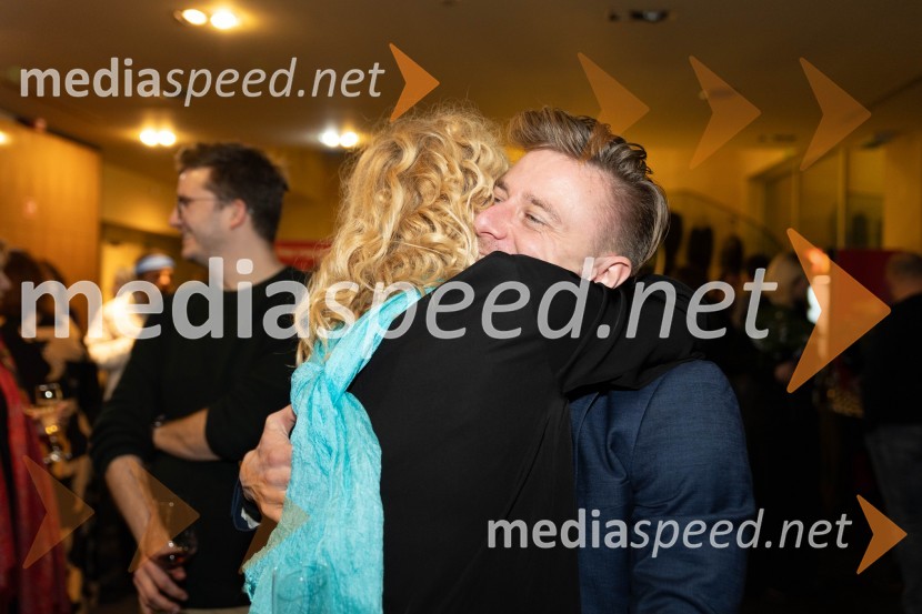  Karin Komljanec, igralka;  Jure Rajšp, igralecMeduza, premiera monodrame v MGL