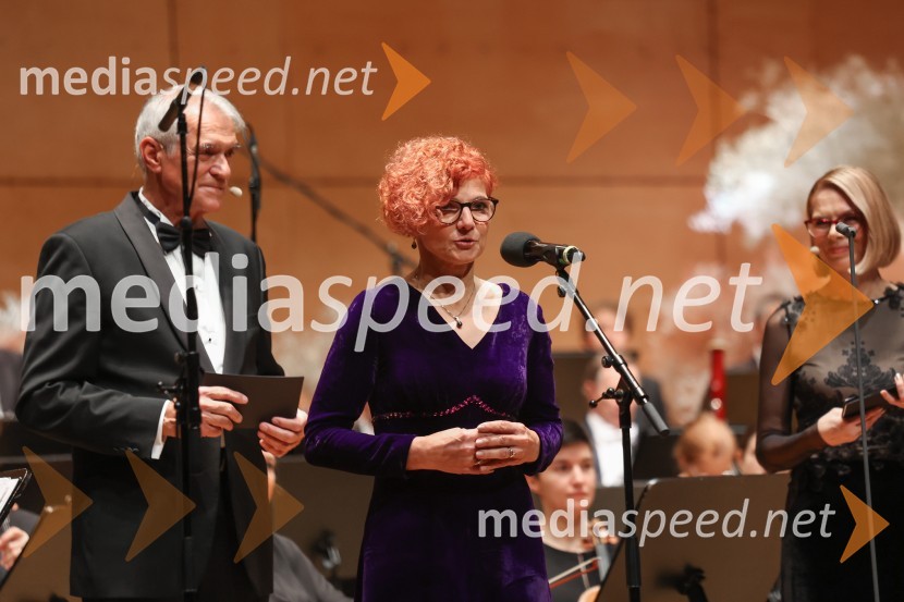  Slobodan Sibinčič , generalni sekretar Evropskega združenja poslovnih medijev, predsednik sveta Managerskih koncertov, Švedski generalni častni konzul;  Marta Kelvišar, direktorica, Adria Dom30. dobrodelni managerski koncert