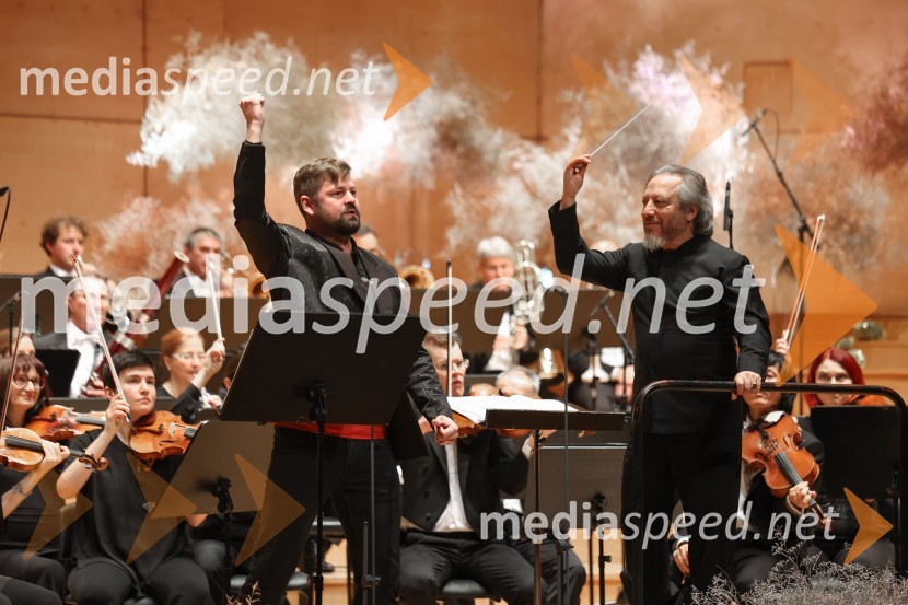  Jure Počkaj, operni solist, nekdanji inšpektor orkestra ljubljanske Opere;  George Pehlivanian, dirigent30. dobrodelni managerski koncert