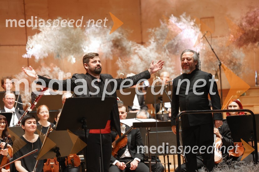  Jure Počkaj, operni solist, nekdanji inšpektor orkestra ljubljanske Opere;  George Pehlivanian, dirigent30. dobrodelni managerski koncert