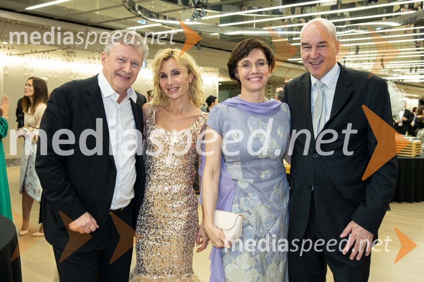  Davorin Poherc, predsednik uprave podjetja Kemofarmacija d.d.;  Nataša Poherc, dr. med. spec.;  Mojca Fišer;  Martina Fišer, direktorica, METALIC-MONT inženiring30. dobrodelni managerski koncert