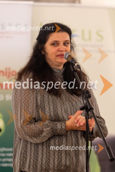 mag. Anita Hrast, direktorica, Inštitut IRDO, Inštitut za razvoj družbene odgovornosti Horus in Adrastos 2023, slavnostna podelitev nagrad