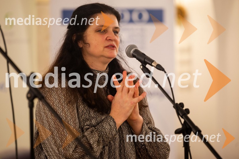 mag. Anita Hrast, direktorica, Inštitut IRDO, Inštitut za razvoj družbene odgovornosti Horus in Adrastos 2023, slavnostna podelitev nagrad