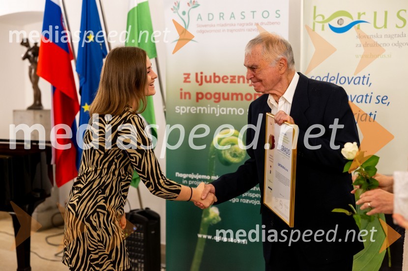  ... ; ddr. Matjaž Mulej,  prvi predsednik Strokovnega sveta inštituta IRDO, predsednik Raziskovalnega sveta ZRC IRDO, zaslužni profesor iz Ekonomsko-poslovne fakultete Univerze v MariboruHorus in Adrastos 2023, slavnostna podelitev nagrad
