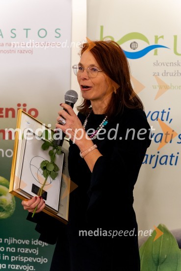  Metka Zabret, služba za odnose z javnostmi Telekom Slovenije d.d.Horus in Adrastos 2023, slavnostna podelitev nagrad