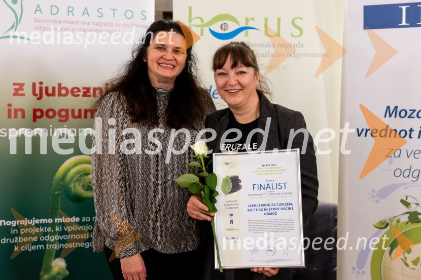 mag. Anita Hrast, direktorica, Inštitut IRDO, Inštitut za razvoj družbene odgovornosti ;  ... Horus in Adrastos 2023, slavnostna podelitev nagrad