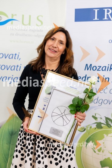  Majda Vodopivec, direktorica marketinga lastnih blagovnih znamk, MercatorHorus in Adrastos 2023, slavnostna podelitev nagrad